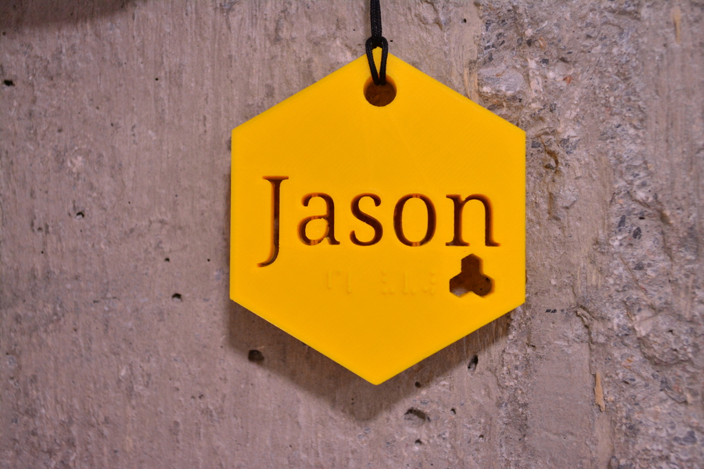 Jason Name tag