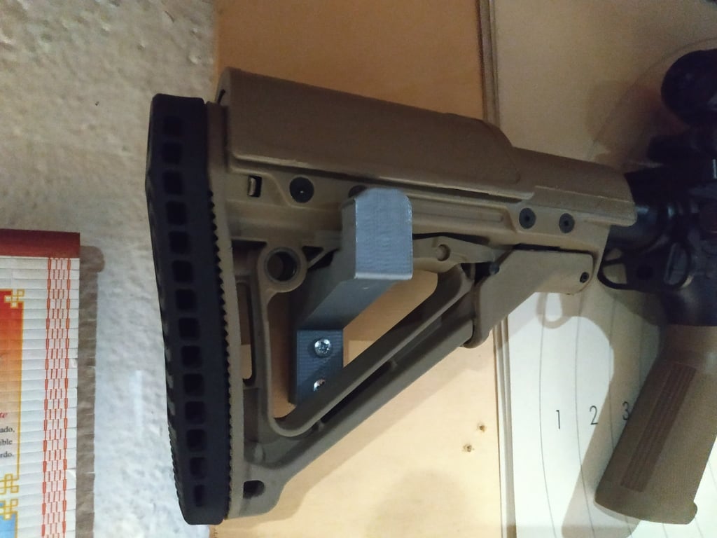 Rifle airsoft wall support
