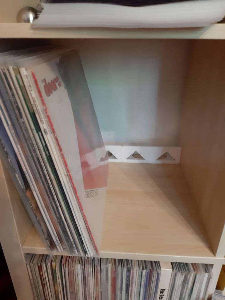 Spacer for Kallax to store Vinyl