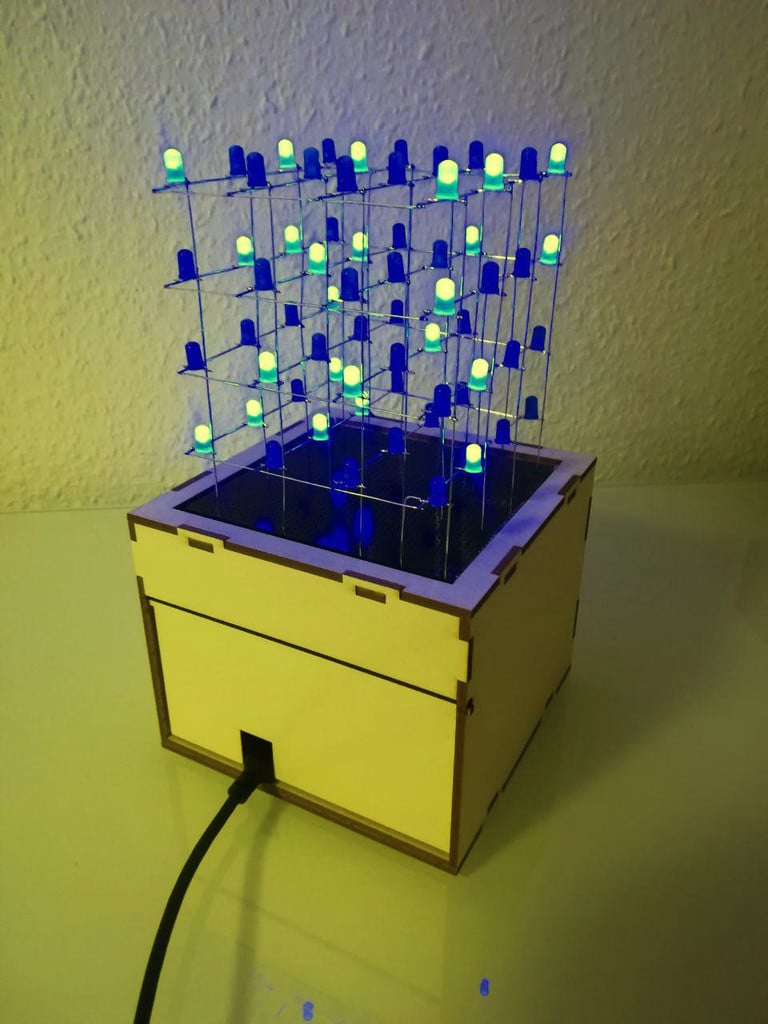 small single color LED Cube