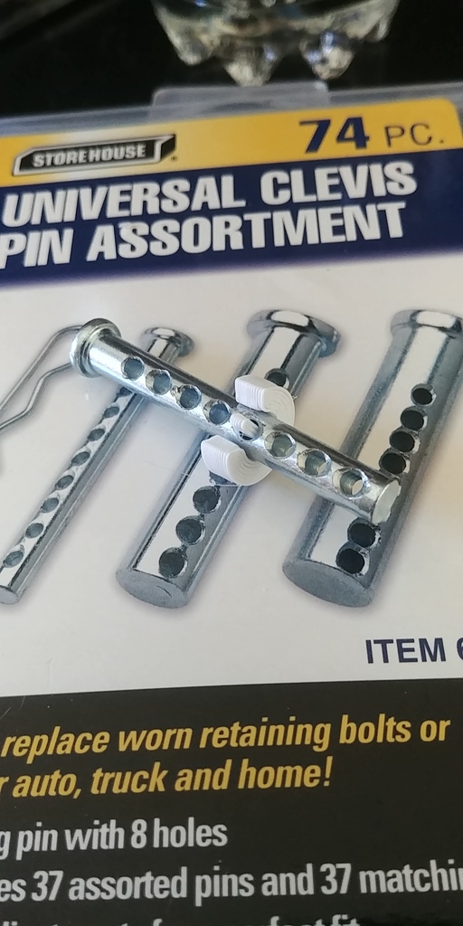 snap-in clevis pin clip