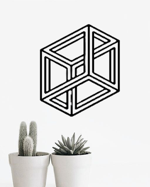 Paradox Box|| 3D Geometric Wall Art