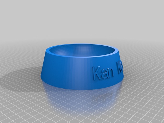 My Customized Fully Parametric Kan Kan Bowl