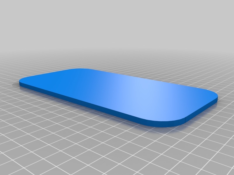 Rounded box  92x180x4  My Customized Parametric Rounded Corners Box