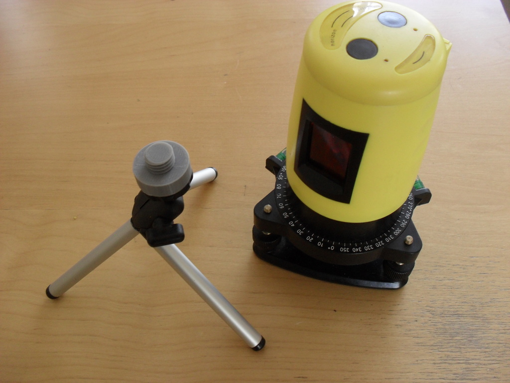 Tripod Adapter 1/4" to 5/8" for Laser Level etc