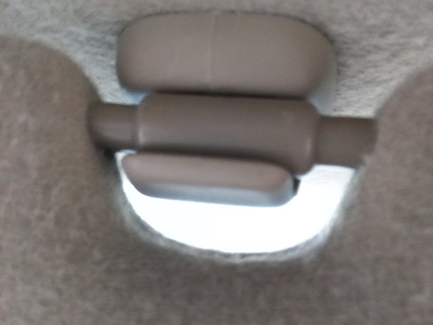 Honda Civic sun blind clip