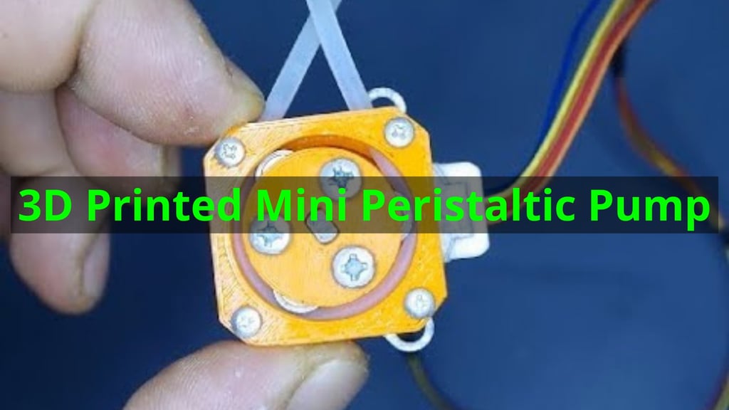  3D Printed Mini Peristaltic Pump