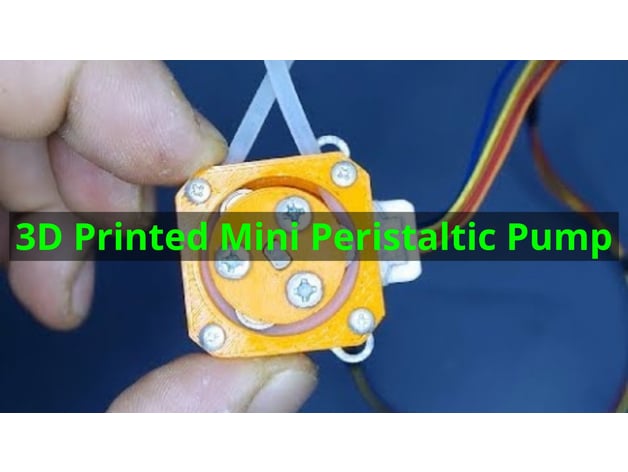 Printed Mini Peristaltic by - Thingiverse
