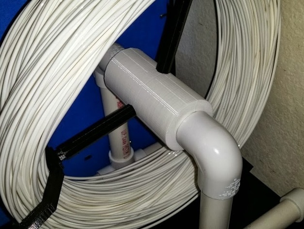 Spool Core for 3/4 PVC Pipe Holder