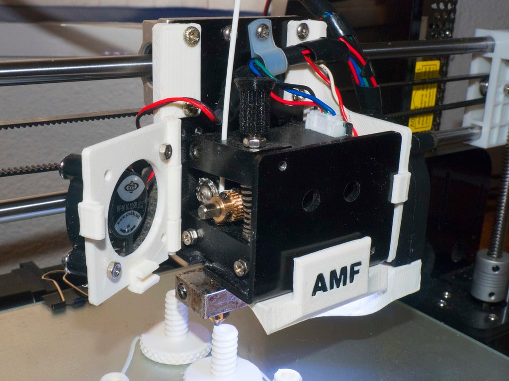 Anet A8 Extruder + Hotend free access MOD +LED Holder+ right hand fan holder