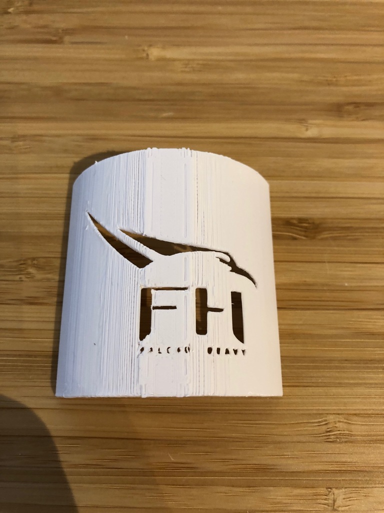 Stencil Falcon Heavy Logo