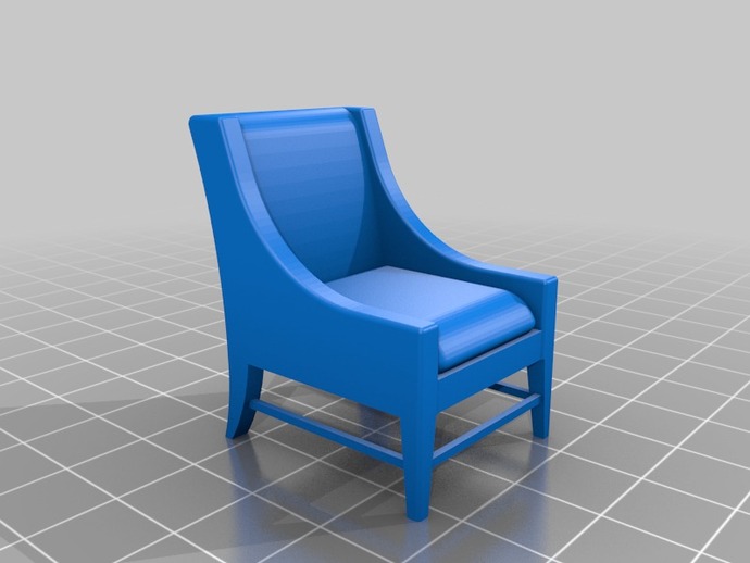 FICHIER pour imprimante 3D : salon - bibliothèque - salle a manger  - Page 3 ModernSlipper_preview_featured