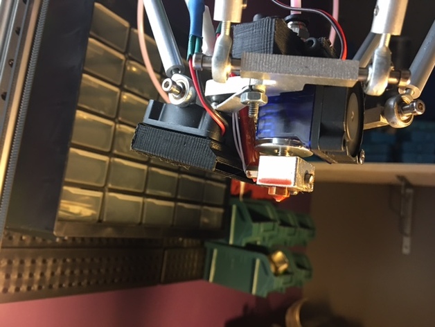 Hatchbox Alpha 3D printer E3D fan mount