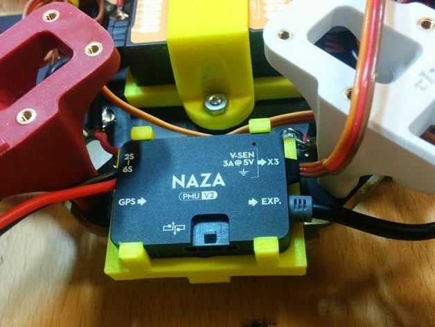NAZA_M V2 PMU mount for DJI F450