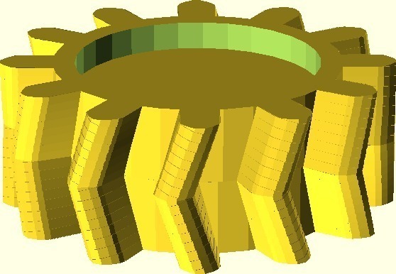 Parametric Herringbone and Helical Gears
