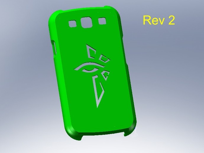Galaxy s3 phone cover with Ingress Enlightened Logo