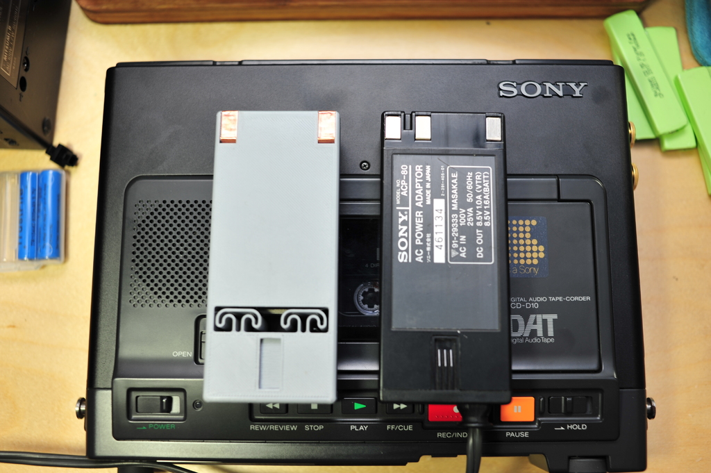 SONY DAT TCD D10 D10 PRO II battery adapter 