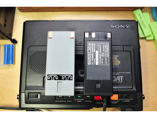 SONY DAT TCD D10 D10 PRO II battery adapter by David_Liao