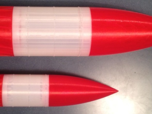 2 inch Hollow Body Printed Projectile Bullet Rocket