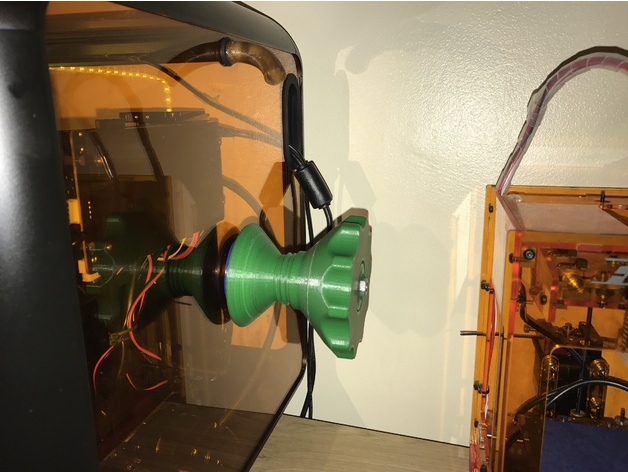 Kodama Trinus 3D Printer Mount/Adapter for UM2/2+ Low Friction Spool Holder