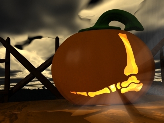 Throwie Pumpkin Jack O'lantern