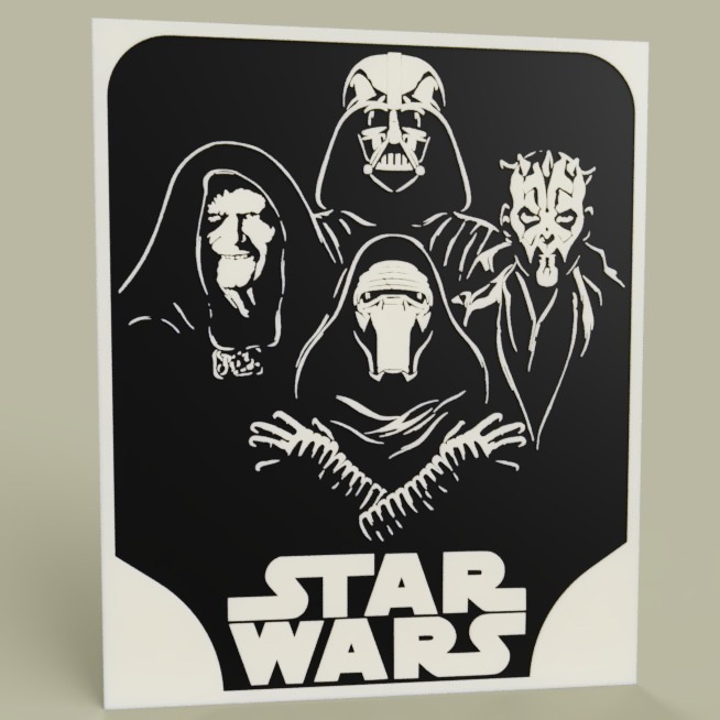 StarWars Sith - Palpatine - Darth Vader - Darth Sidious - Kylo Ren