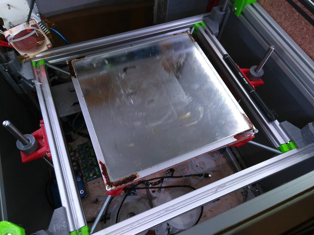 quick change print bed for HyperCube 