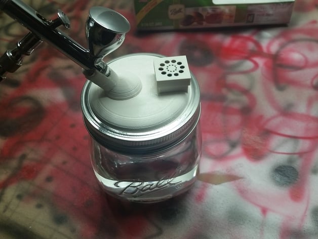 3D Printed Airbrush Cleanning Pot by hoangnam