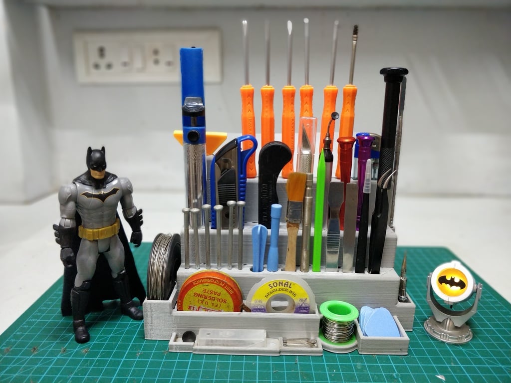 Electronics and soldering tools organizer