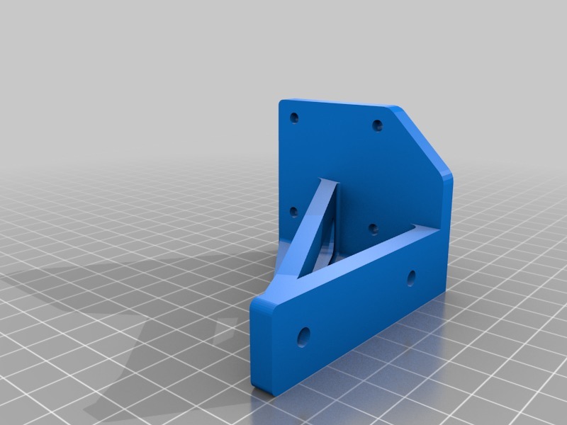 CR-10 y-stepper damper brace/stiffening (compatible with Ultimate Leveling Knobs)