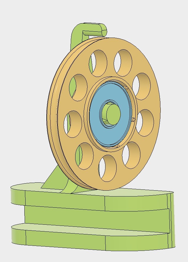 Filament guide pulley