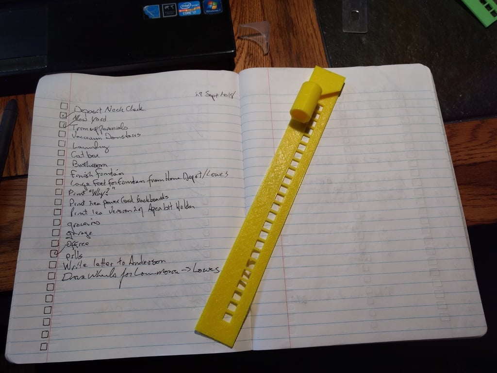 Pen Holder, Bookmark, Checklist Box Template 