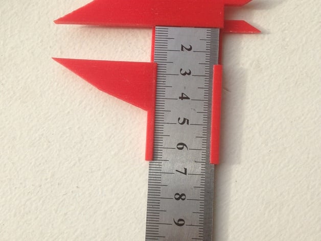 Calipers Attachment For A Ruler