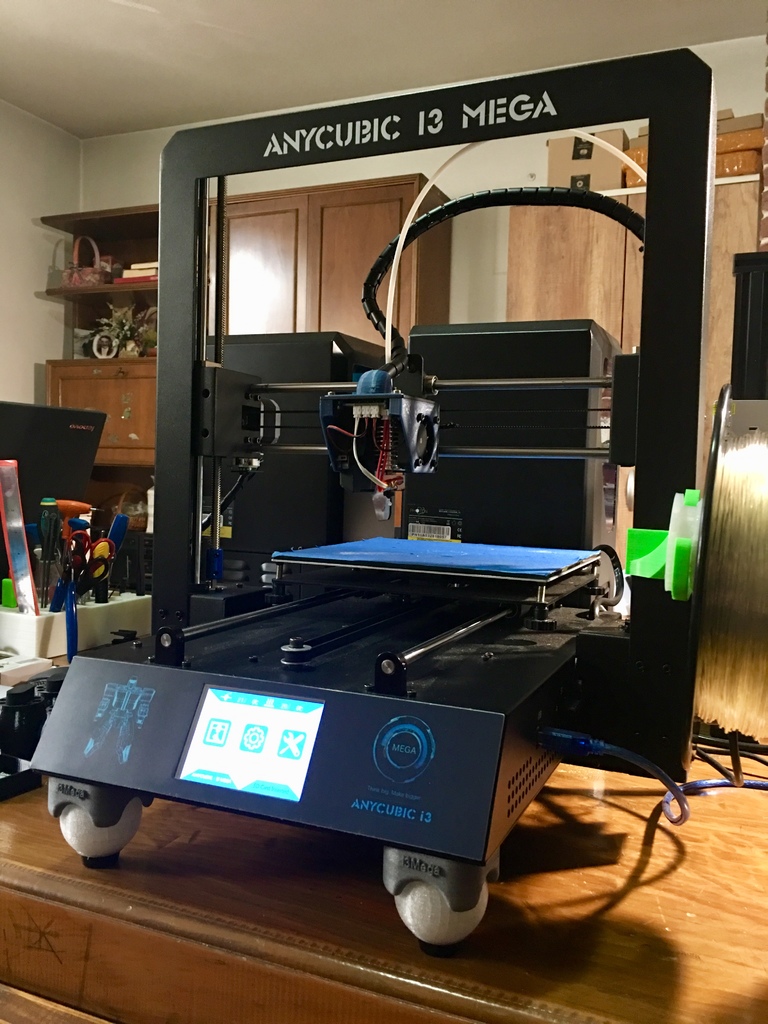 Anycubic i3 Mega cooling - anti-vibration and gripping foot