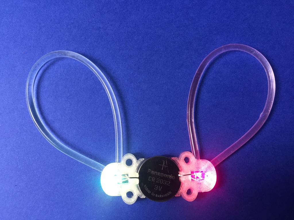 Color Changing Fiber Optic LED Holder