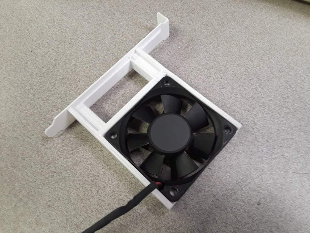 Computer slot cover - GPU fan mount for 60mm x 15mm fan