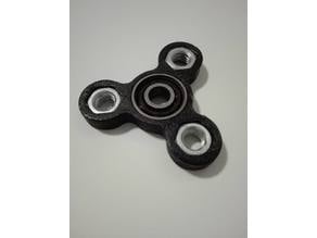 Tri Fidget Spinner With 3 M8 Nuts