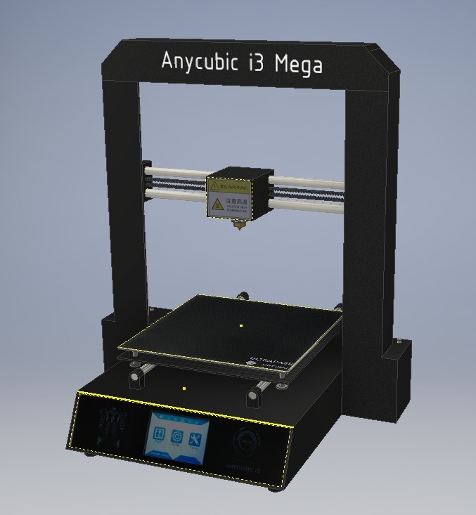 Anycubic i3 Mega 3D Modell