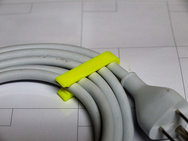 Mac power cord clip