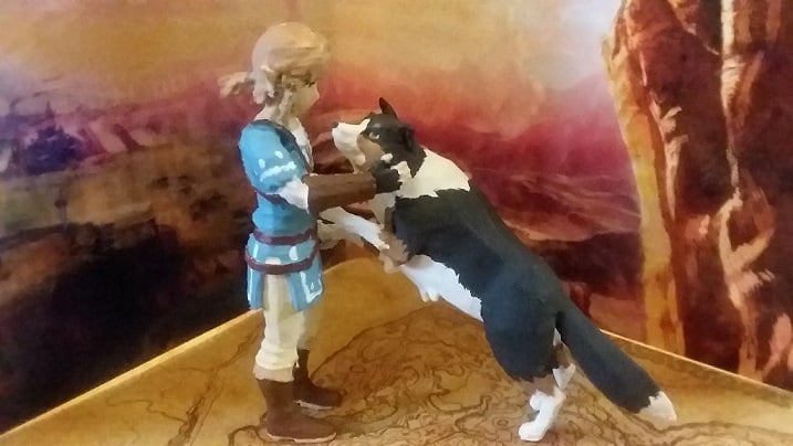 BOTW Link and Puppy