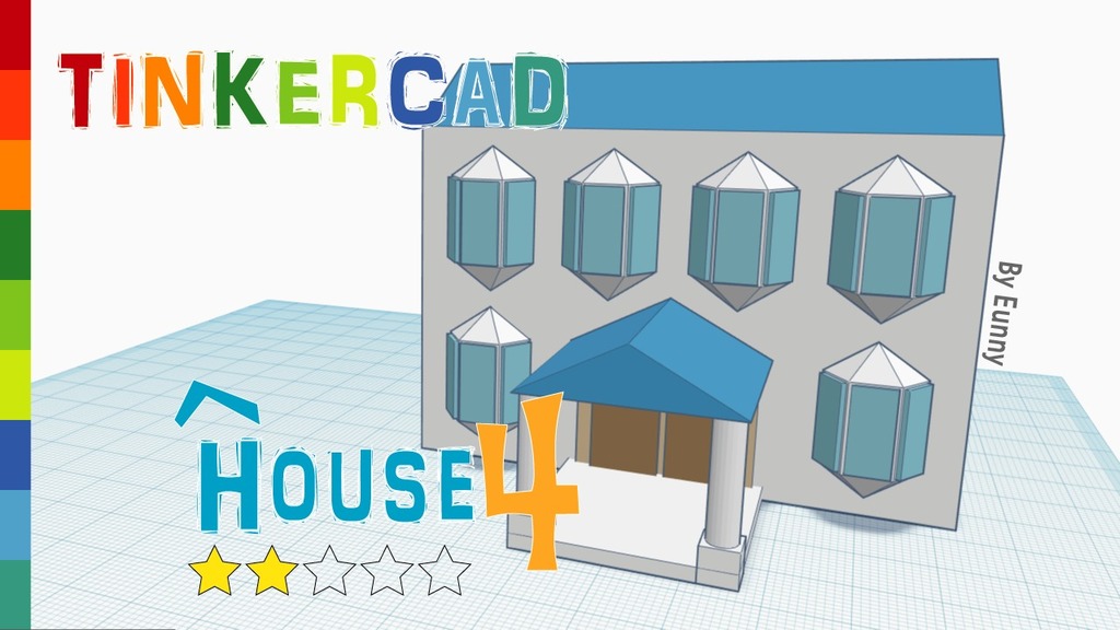 House 4_ Level 2 with Tinkercad