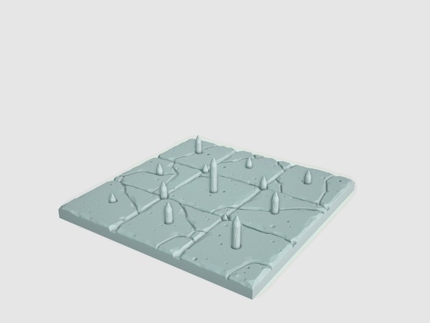 Tilescape™ DUNGEONS Spike Trap Floor Tile