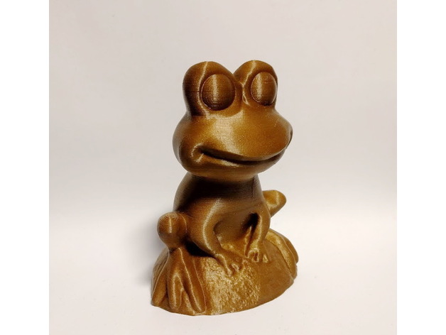 Garden Frog (re-sculpt of a scan)