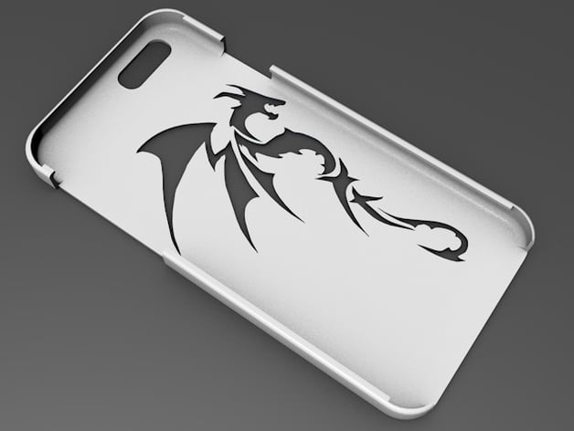 iPhone 6 Basic Case tribal dragon
