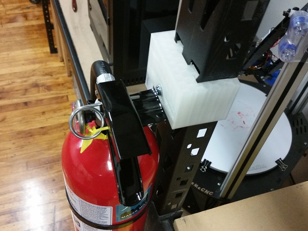 Standard Fire Extinguisher Bracket to Standard Shelf Coupling