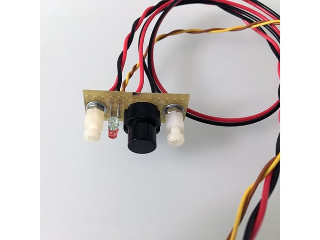 NAS Mini-ITX case Powerbutton and led circuit