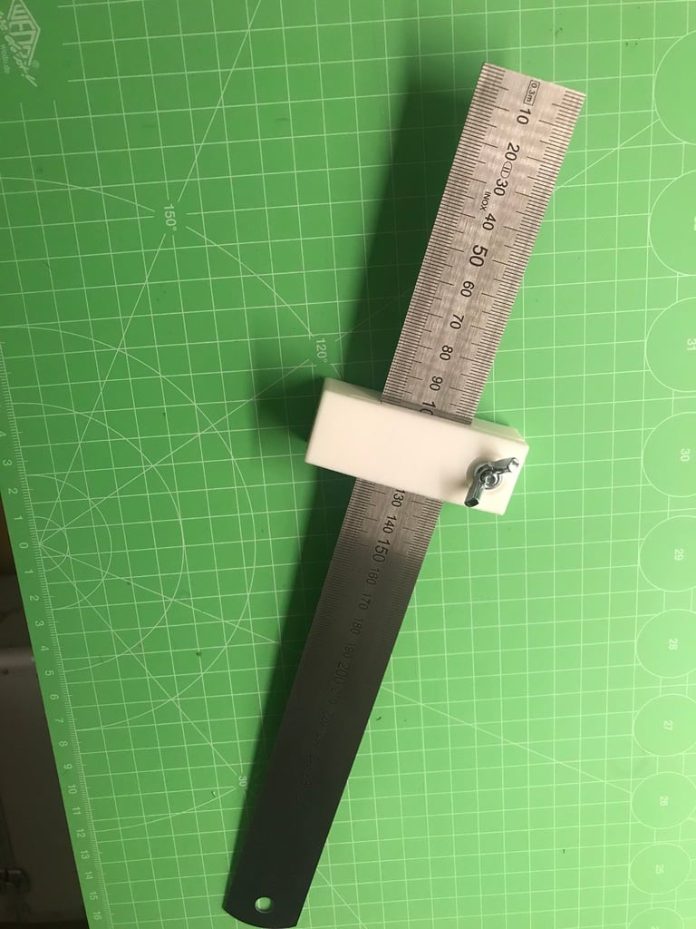 marking gauge (Streichmaß) for 30cm 300mm metal ruler