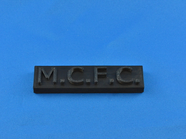 Manchester City Initials