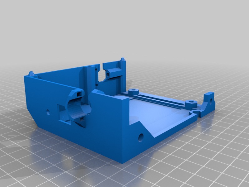 Remix of the mini-rambo case for a Prusa MK2