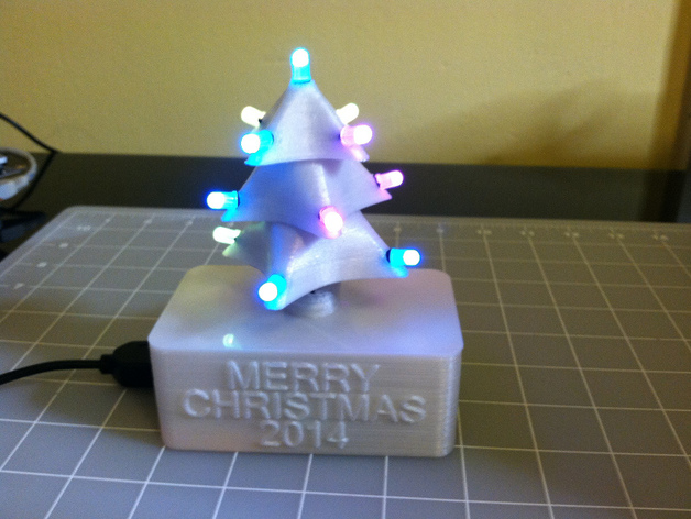 RGB LED Blinking Christmas Tree